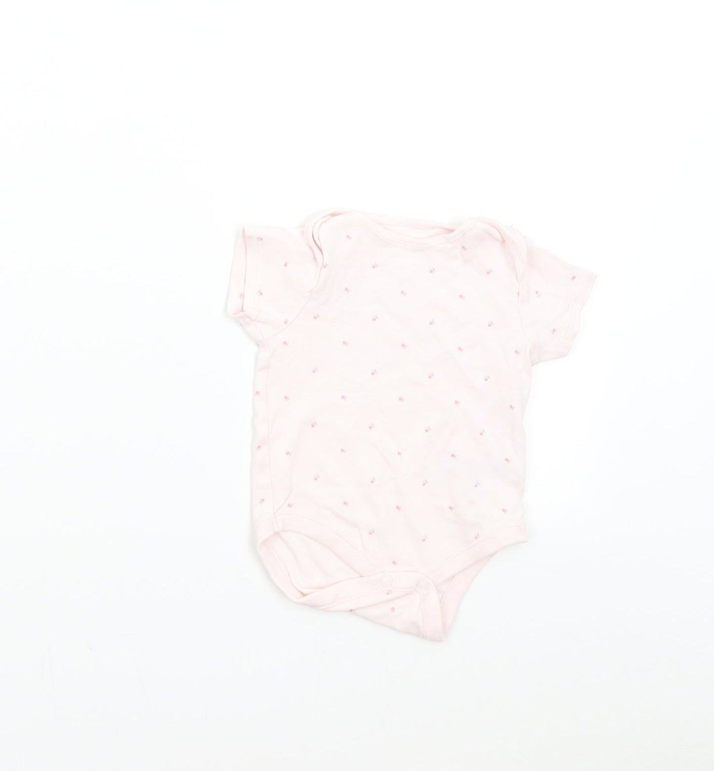 NEXT Baby Pink Floral  Babygrow One-Piece Size 0-3 Months