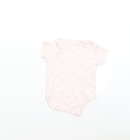 NEXT Baby Pink Floral  Babygrow One-Piece Size 0-3 Months