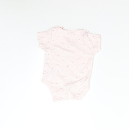 NEXT Baby Pink Floral  Babygrow One-Piece Size 0-3 Months