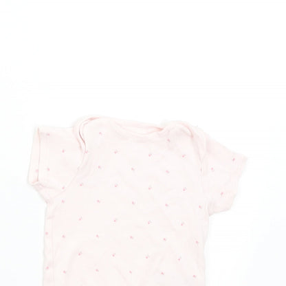 NEXT Baby Pink Floral  Babygrow One-Piece Size 0-3 Months