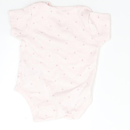 NEXT Baby Pink Floral  Babygrow One-Piece Size 0-3 Months