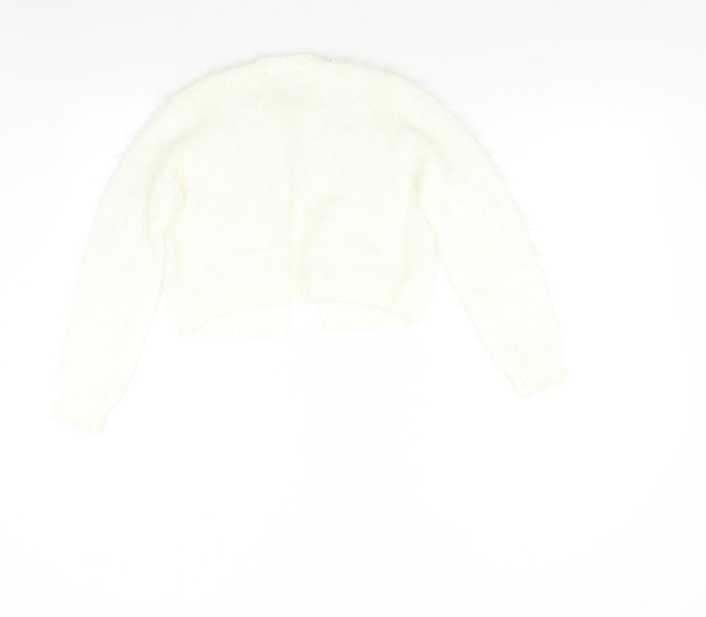 George Boys Ivory  Knit Cardigan Jumper Size 9-10 Years