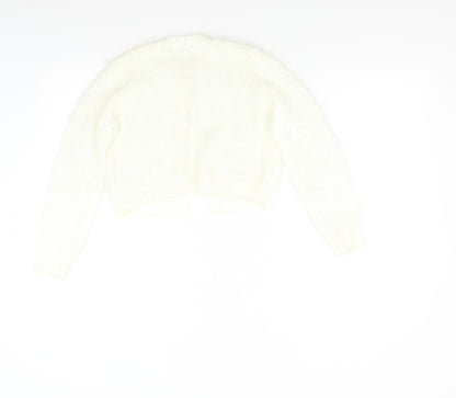 George Boys Ivory  Knit Cardigan Jumper Size 9-10 Years