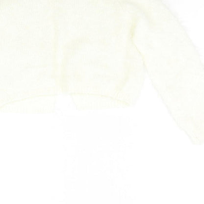 George Boys Ivory  Knit Cardigan Jumper Size 9-10 Years