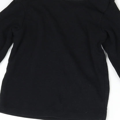 George Baby Black   Basic T-Shirt Size 18-24 Months  - Too Cute