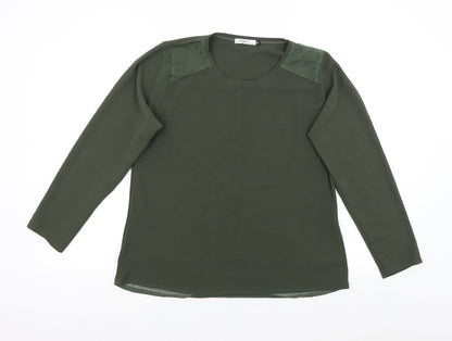Malhas Womens Green   Basic Blouse Size XL
