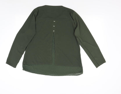 Malhas Womens Green   Basic Blouse Size XL