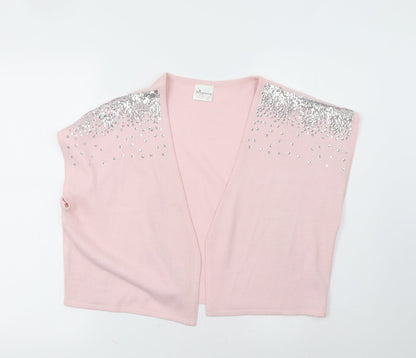 being casual Womens Pink   Cardigan Jumper Size 16