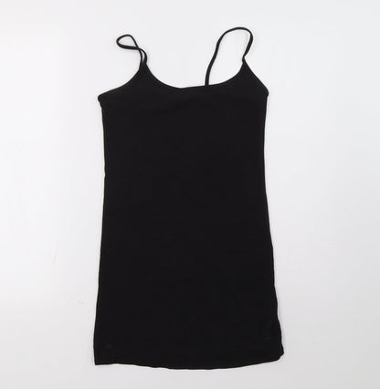 Womens UK Size 10 NEXT Black Basic Tank