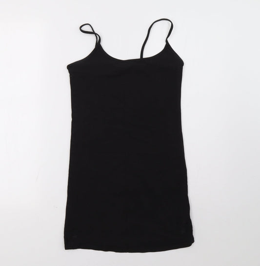 Womens UK Size 10 NEXT Black Basic Tank