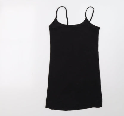 Womens UK Size 10 NEXT Black Basic Tank