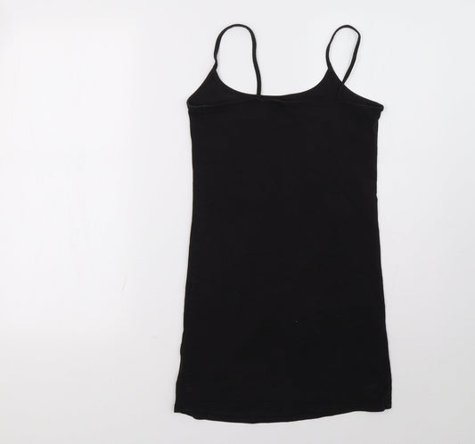 Womens UK Size 10 NEXT Black Basic Tank