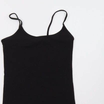 Womens UK Size 10 NEXT Black Basic Tank