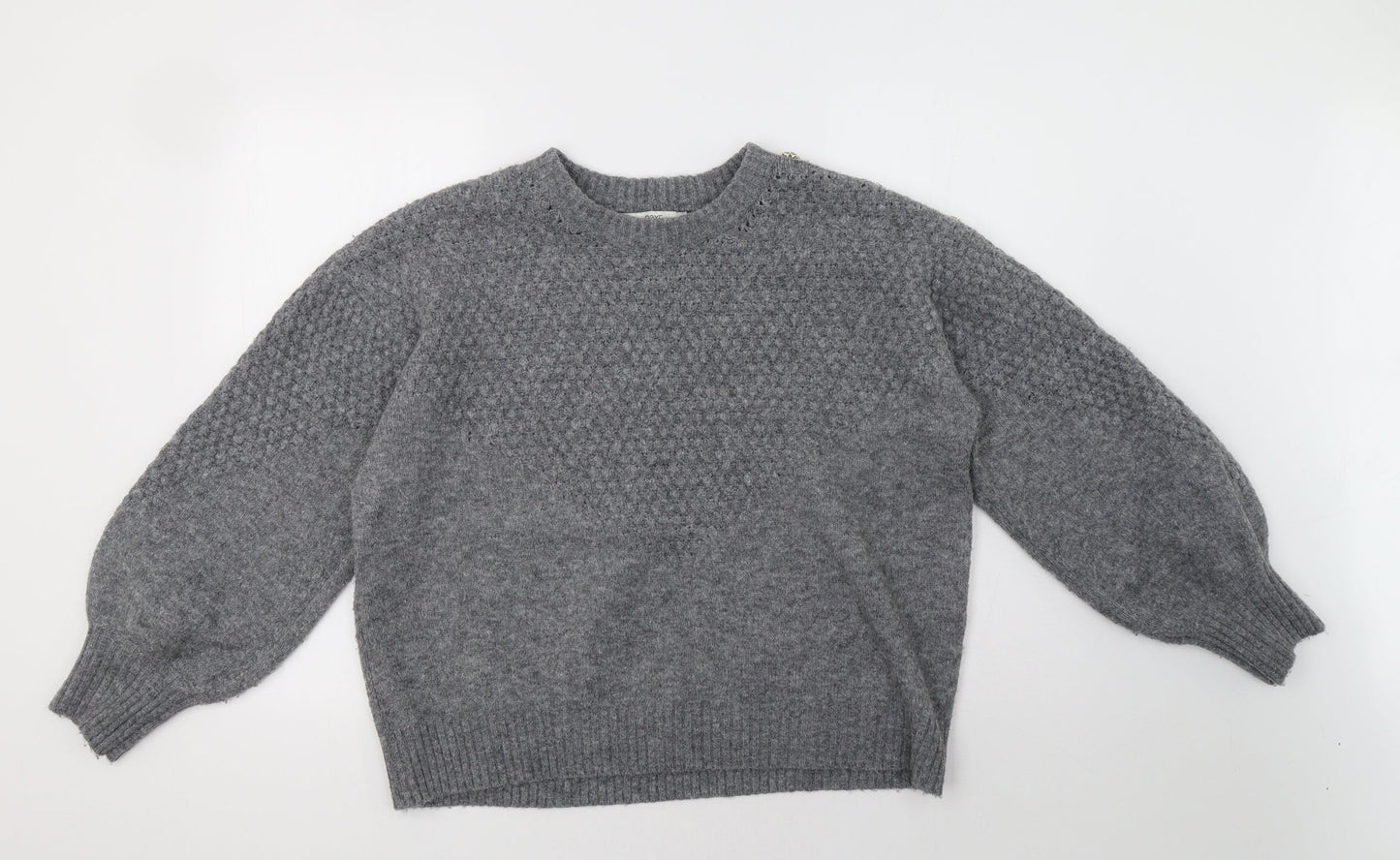 Womens UK Size L NEXT Grey Pullover Sweatshirt