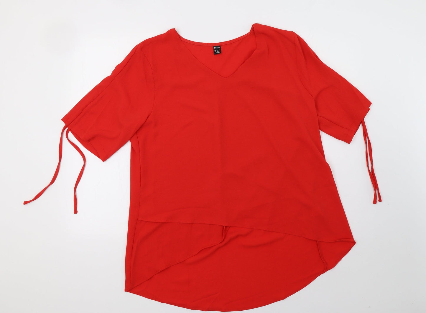SheIn Womens Red   Basic Blouse Size XL