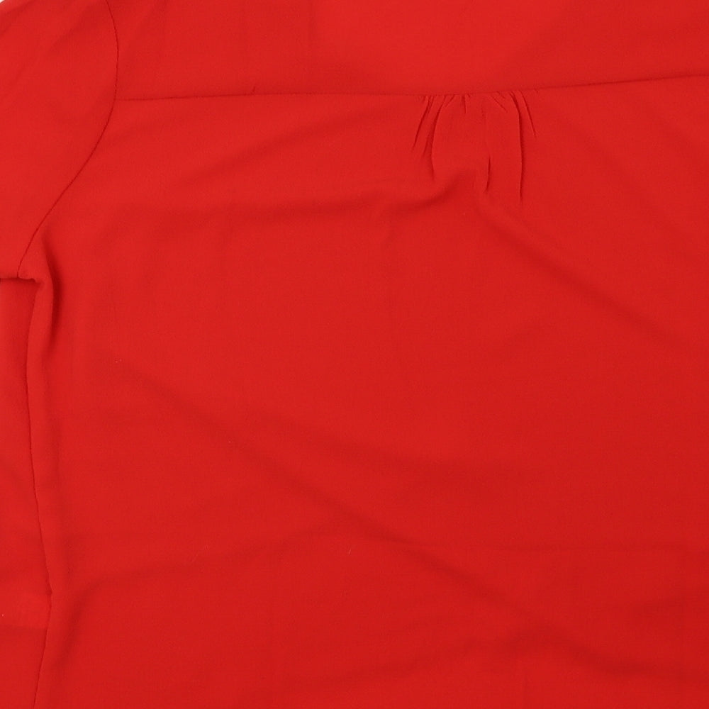 SheIn Womens Red   Basic Blouse Size XL