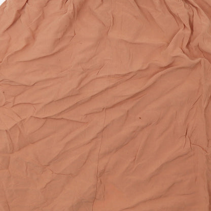 New Look Womens Orange   A-Line Skirt Size 10