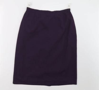 Klass Womens Purple   A-Line Skirt Size 14
