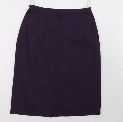 Klass Womens Purple   A-Line Skirt Size 14