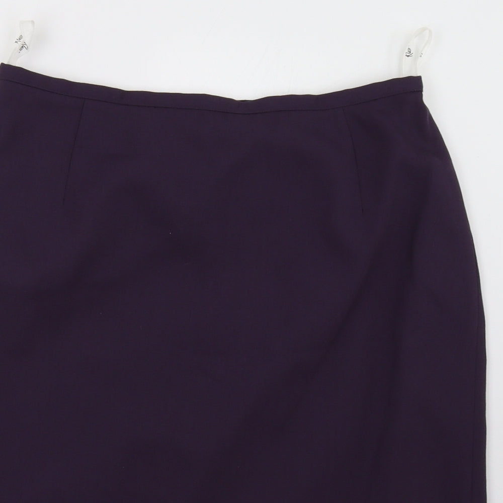 Klass Womens Purple   A-Line Skirt Size 14