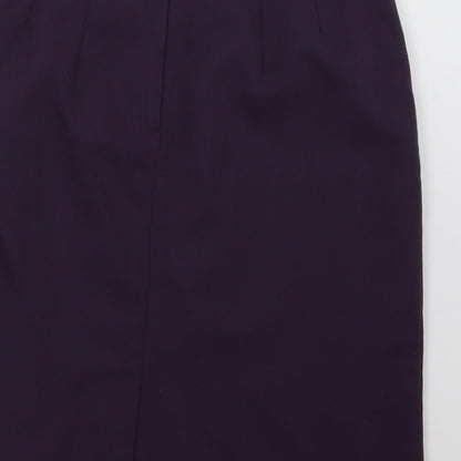 Klass Womens Purple   A-Line Skirt Size 14