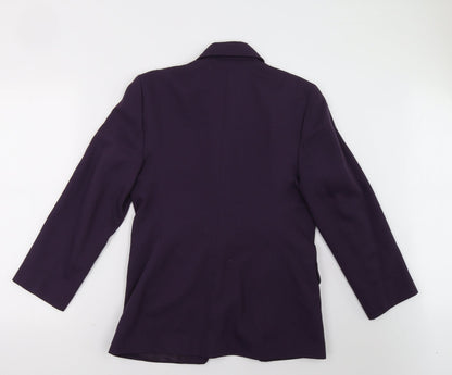 Klass Womens Purple   Jacket  Size 12