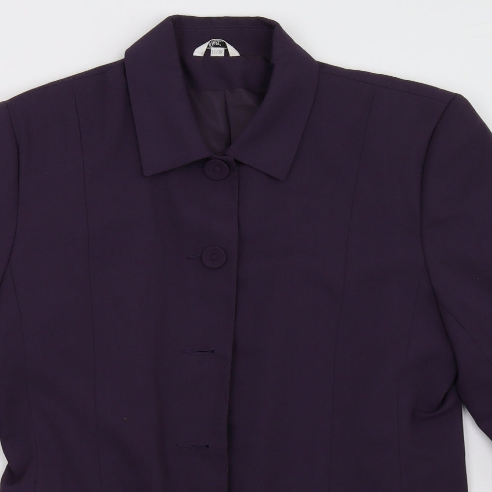 Klass Womens Purple   Jacket  Size 12