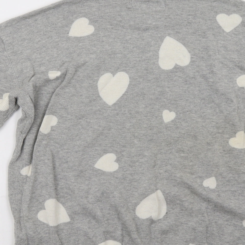 Womens UK Size S marks and Grey Pullover Sweatshirt
