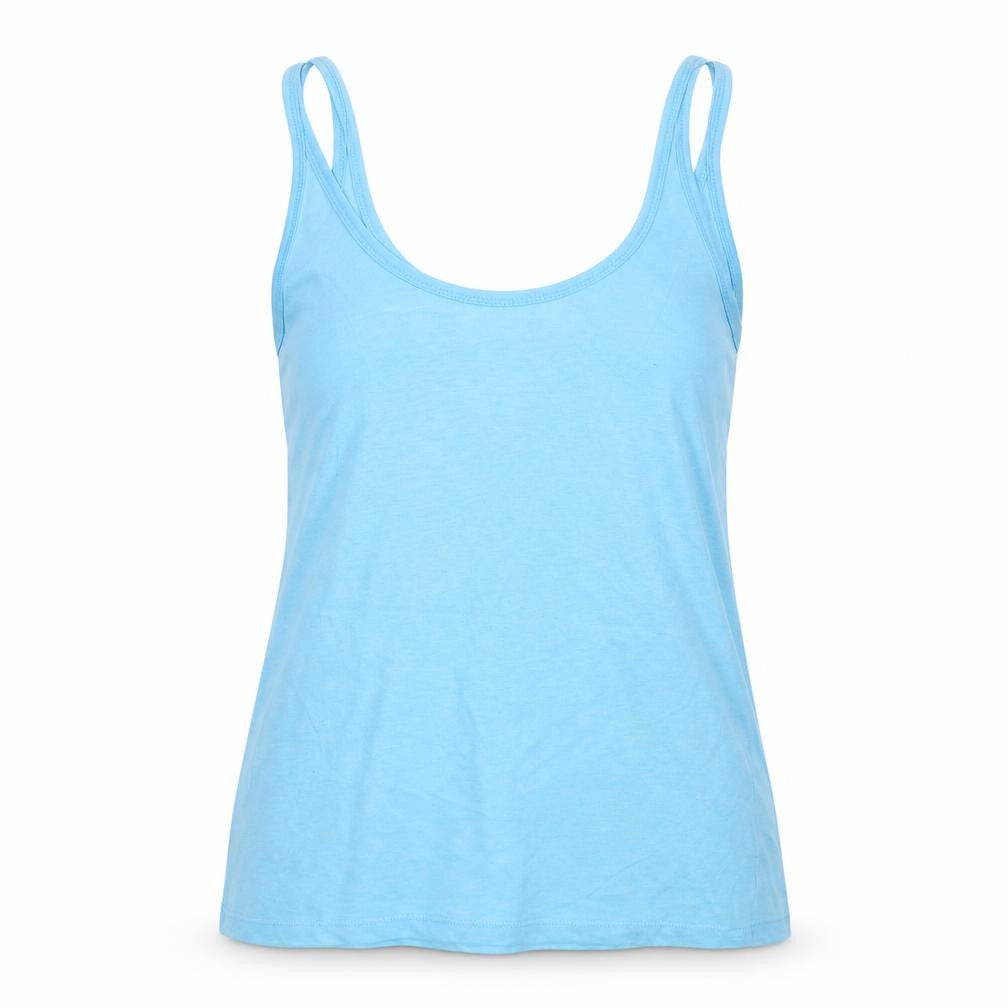 Womens UK Size 12 Primark Blue Basic Tank