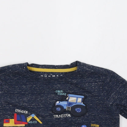 Nutmeg Girls Blue   Pullover Sweatshirt Size 2-3 Years