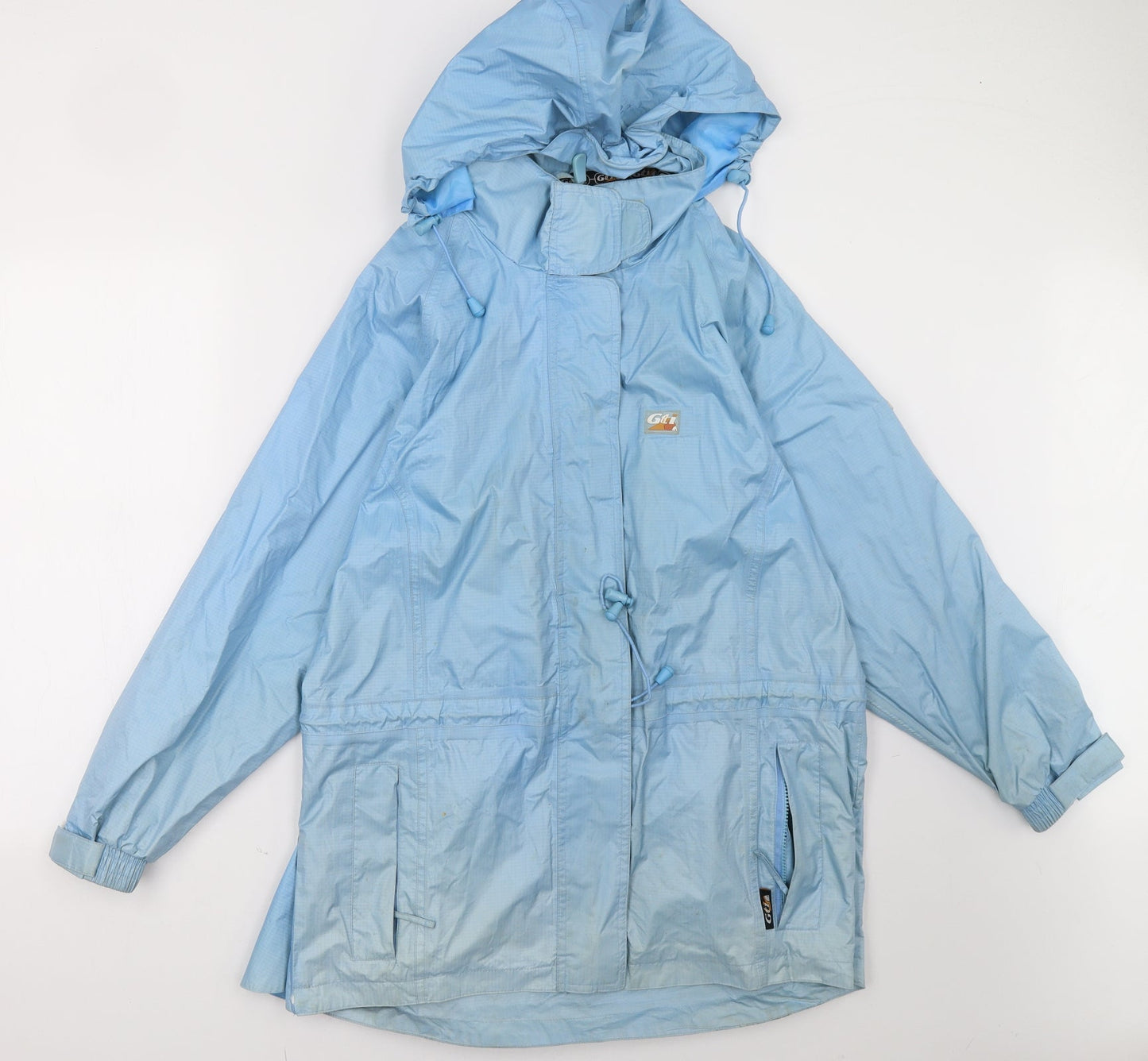Mens UK Size M gti Blue Windbreaker Coat