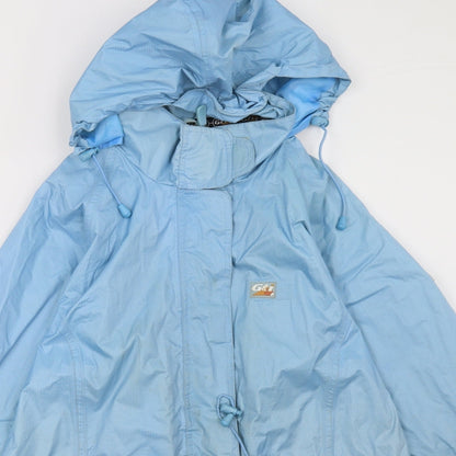 Mens UK Size M gti Blue Windbreaker Coat