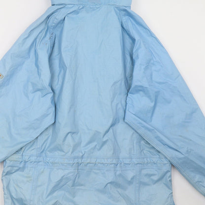 Mens UK Size M gti Blue Windbreaker Coat