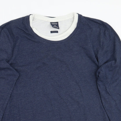 Springfield Mens Blue   Pullover Jumper Size M