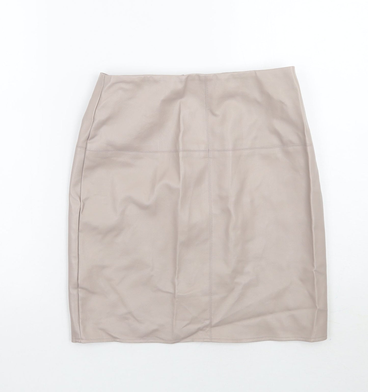 Missguided Womens Grey   A-Line Skirt Size 10