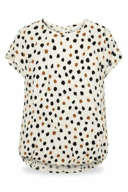 Womens UK Size 4 H&M Beige Basic Blouse