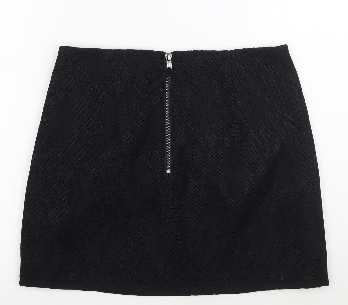 Womens UK Size 10 Topshop A-Line Rayon Skirt