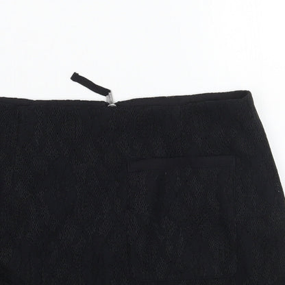Womens UK Size 10 Topshop A-Line Rayon Skirt