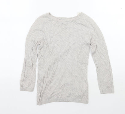 H&M Womens Grey   Pullover Jumper Size XS