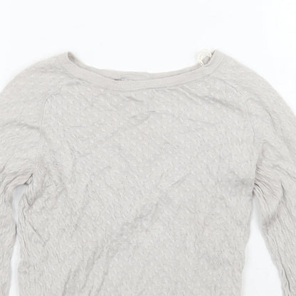 H&M Womens Grey   Pullover Jumper Size XS