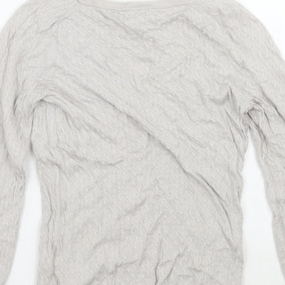 H&M Womens Grey   Pullover Jumper Size XS