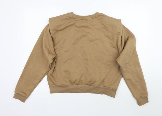 Womens UK Size M H&M Brown Pullover Jumper