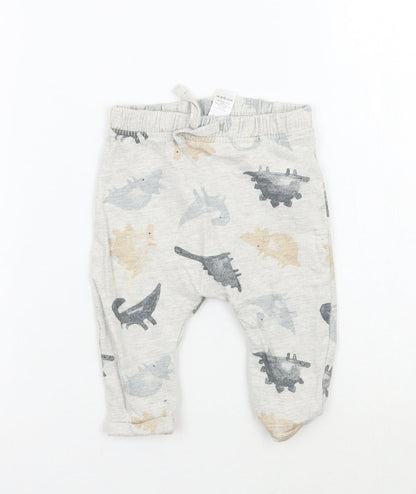 TU Baby Grey Geometric  Sweatpants Trousers Size 3-6 Months