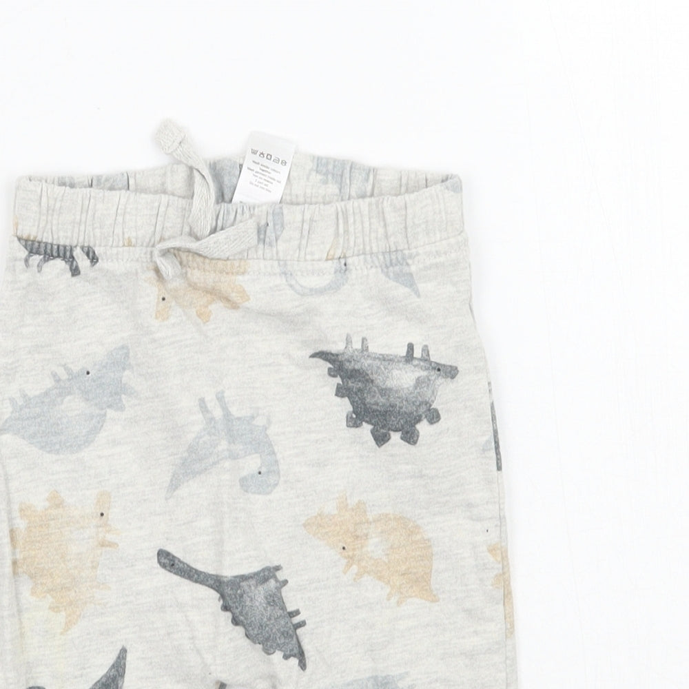 TU Baby Grey Geometric  Sweatpants Trousers Size 3-6 Months