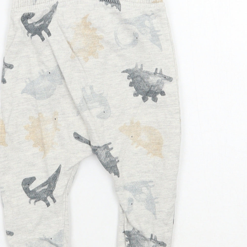TU Baby Grey Geometric  Sweatpants Trousers Size 3-6 Months