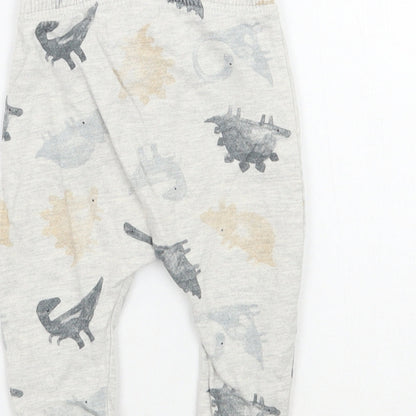 TU Baby Grey Geometric  Sweatpants Trousers Size 3-6 Months