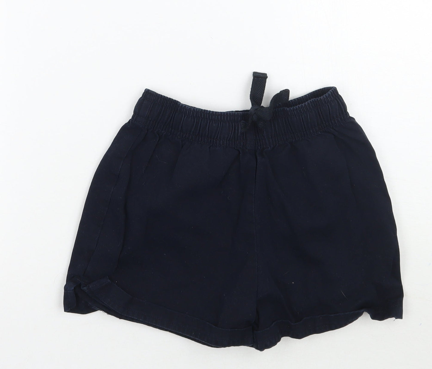 Marks and Spencer Girls Blue   Sweat Shorts Size 6-7 Years
