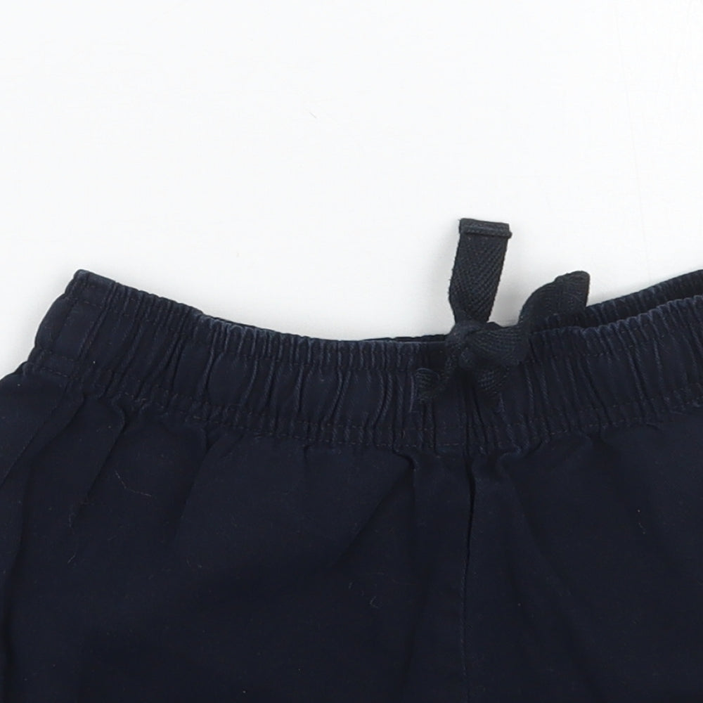 Marks and Spencer Girls Blue   Sweat Shorts Size 6-7 Years
