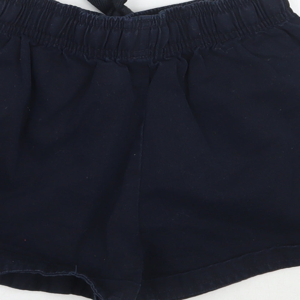 Marks and Spencer Girls Blue   Sweat Shorts Size 6-7 Years