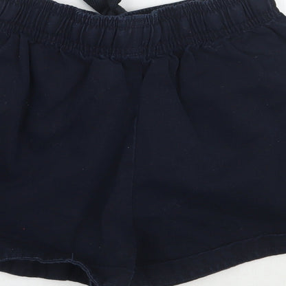 Marks and Spencer Girls Blue   Sweat Shorts Size 6-7 Years